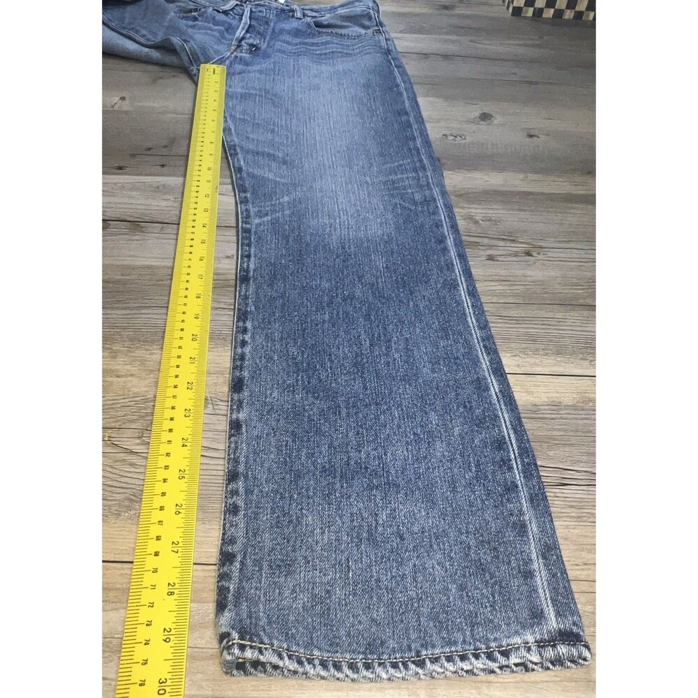 Moussy Rhett Vintage Skinny Jeans Japan Saab High Rise Denim Blue Size 28 x 30 - Picture 3 of 15